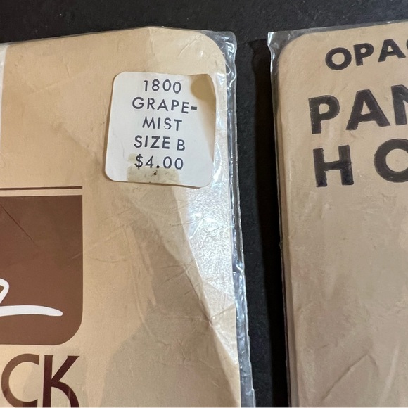 The Denver Private Stock Hosiery  (2) Size B; French Knot Grape Mist + Opaque - Picture 4 of 8